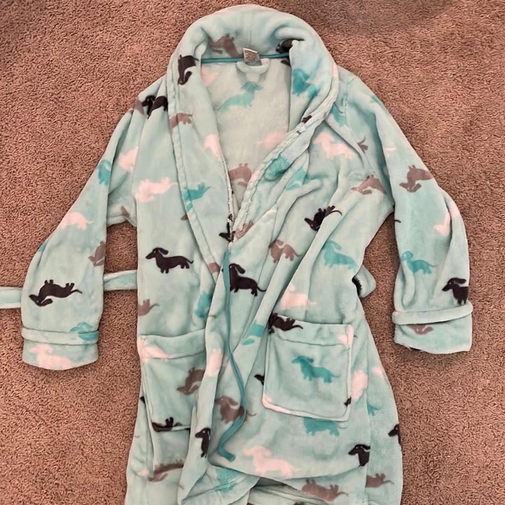Super soft dog robe